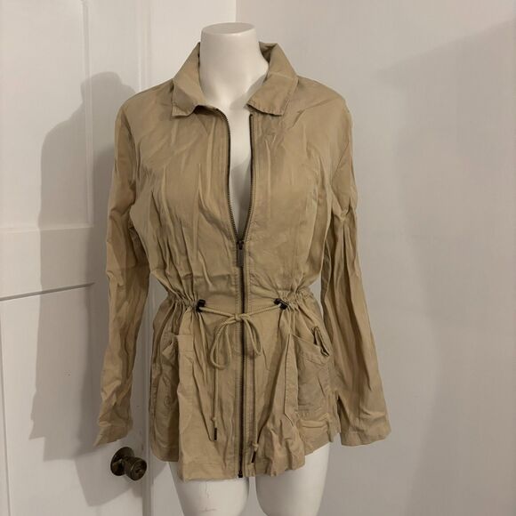 Sanctuary size Medium Neutral Lyocell Soft Lightweight Fall Time Jacket - Picture 1 of 6